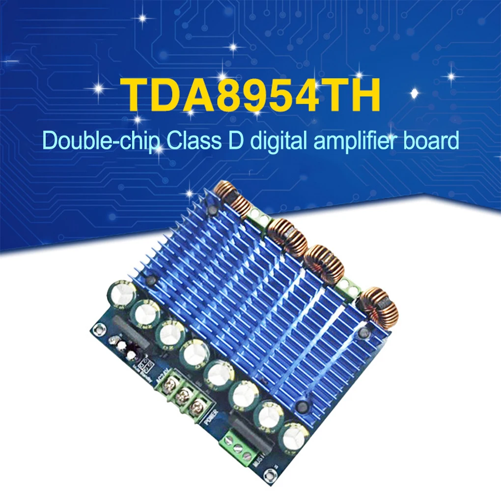 

2x420W TDA8945TH Amplifier Board Speaker Module Sound System Modified Parts Dual Channel Amp Boards for Modification