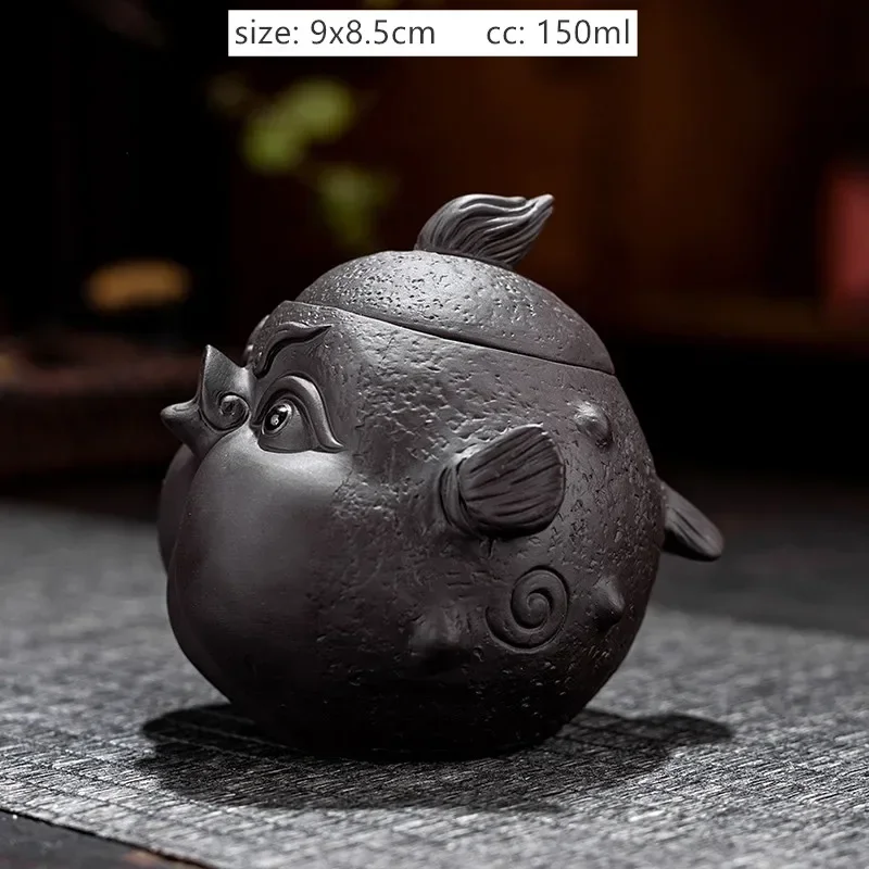 Ручной чайник NLSLASI из фиолетовой глины 150 мл