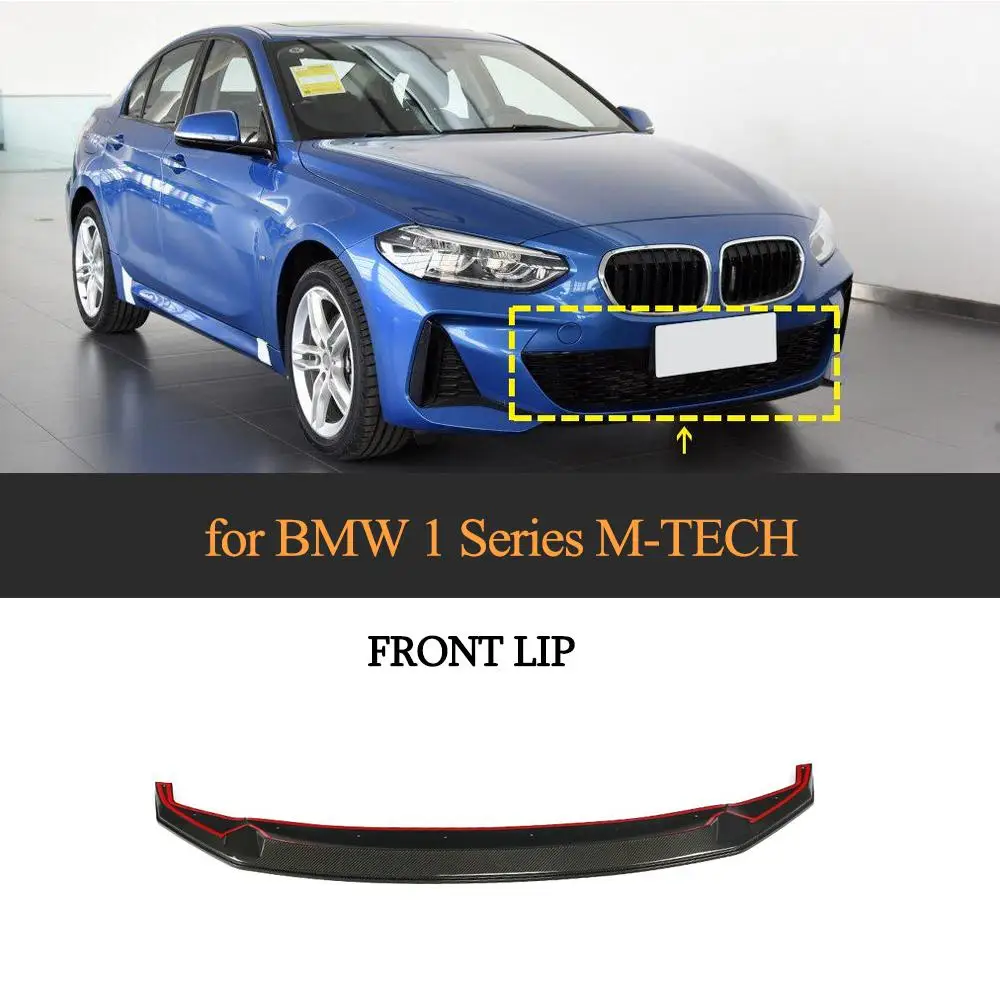 

Для BMW 1 серия M Sport Sedan 2019 2020 автомобильные передние бамперы разветвители диффузоры спойлер из углеродного волокна