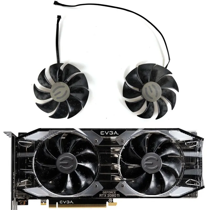 Новый EVGA 87 мм 4PIN PLD09220S12H PLA09215S12H RTX2060 GPU вентилятор для EVGA RTX 2060 2070 2080 2080Ti XC Gaming охлаждающий вентилятор GPU
