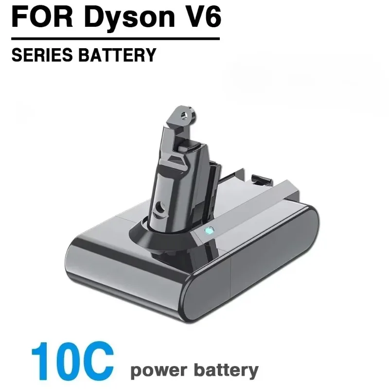 Фото Аккумулятор 21.6V 6000mAh для пылесосов Dyson V6 DC62 DC59 DC58 DC61 Animal SV03 SV04 SV05 SV06, сменный, перезаряжаемый №3