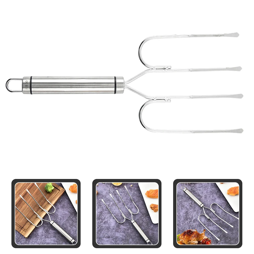 

Fork Turkey Forks Roast Poultry Chicken Carving Lifters Ham Meat Roaster Grilled Serving Barbecue Grilling Outdoor Lifting Claws