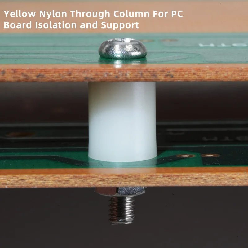 1000 шт. M3 ABS сквозная колонна нейлоновая полая круглая шайба нерезьбовая прокладка