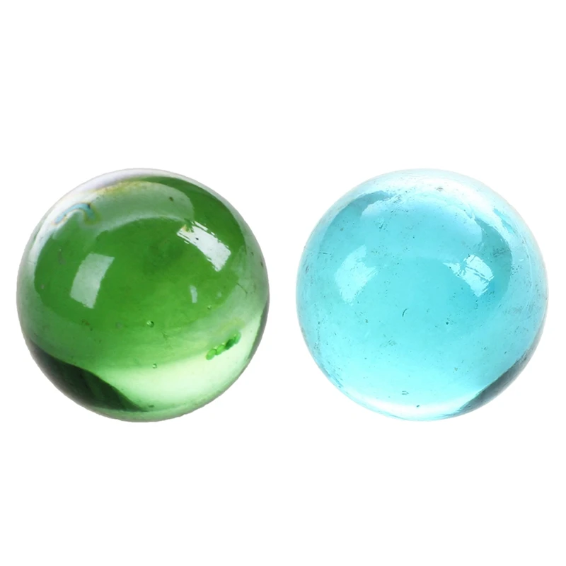 20 шт. мраморные 16 мм стеклянные шарики декоративные цветные Nuggets игрушка Зеленый +