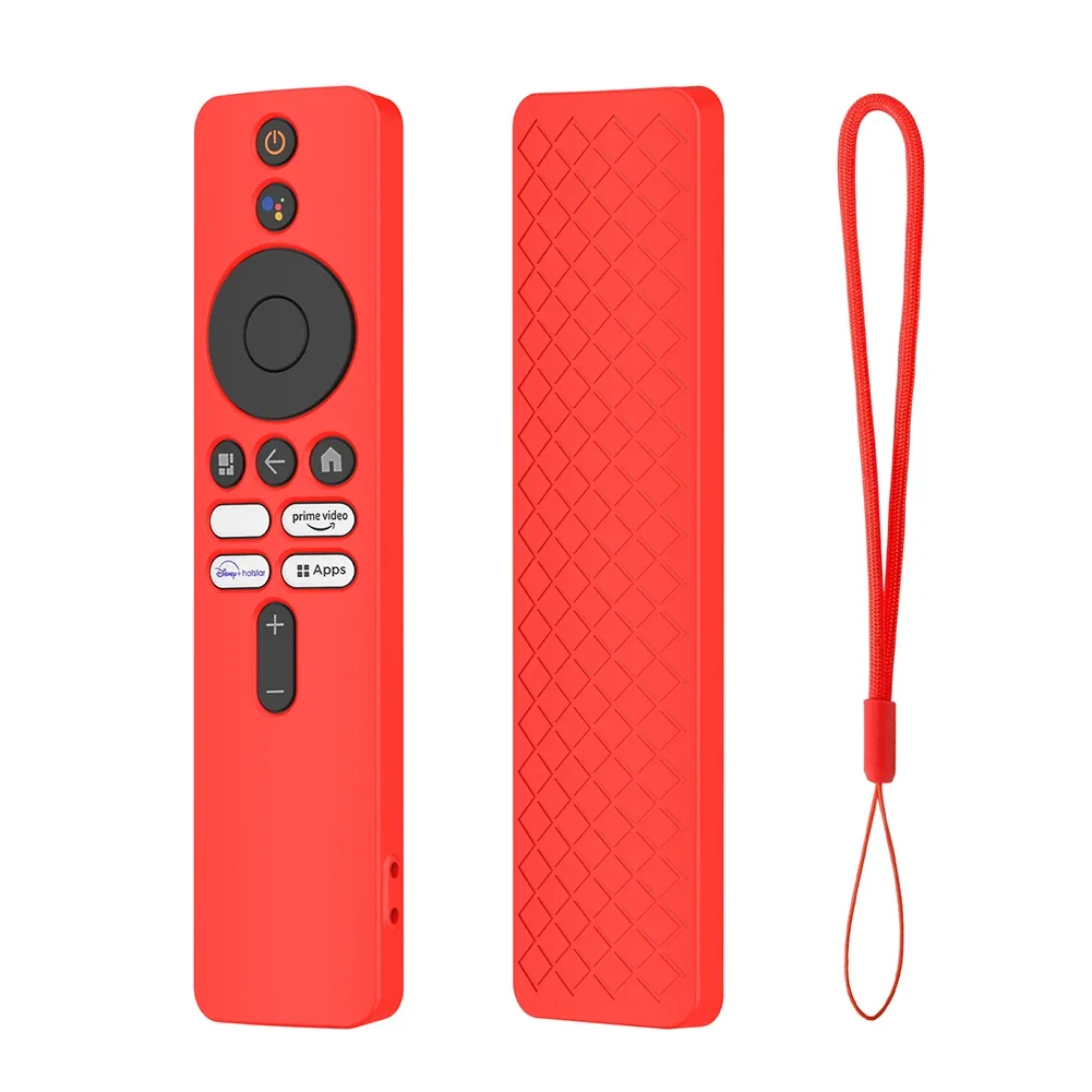 Силиконовый Защитный Чехол Со Шнурком Для Xiaomi 4K TV MiBoX 2-го Поколения Пульт