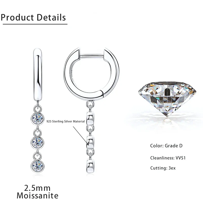 Женские серьги-подвески из серебра 925 пробы с кисточками