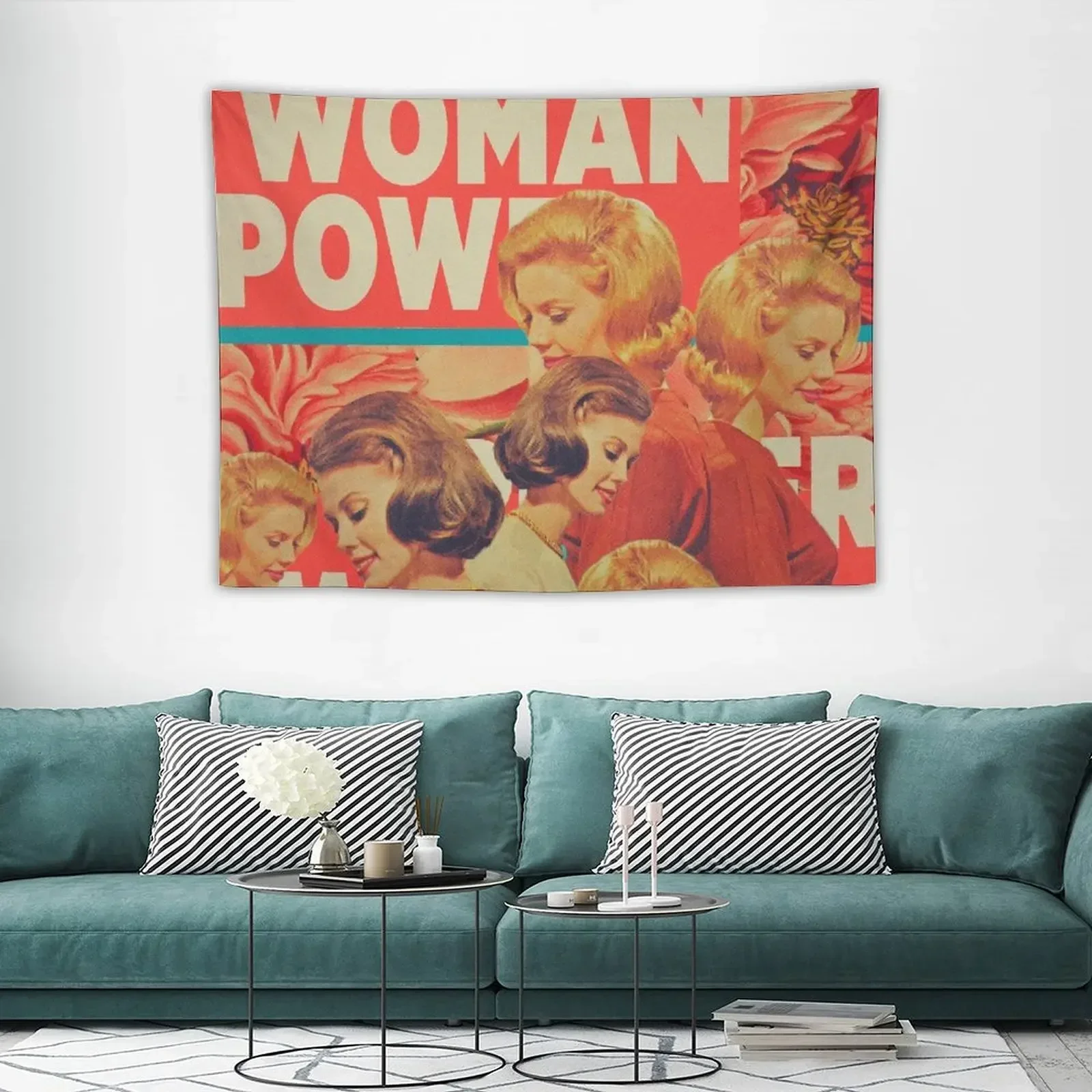 Женский гобелен Power украшение стены обои домашний декор