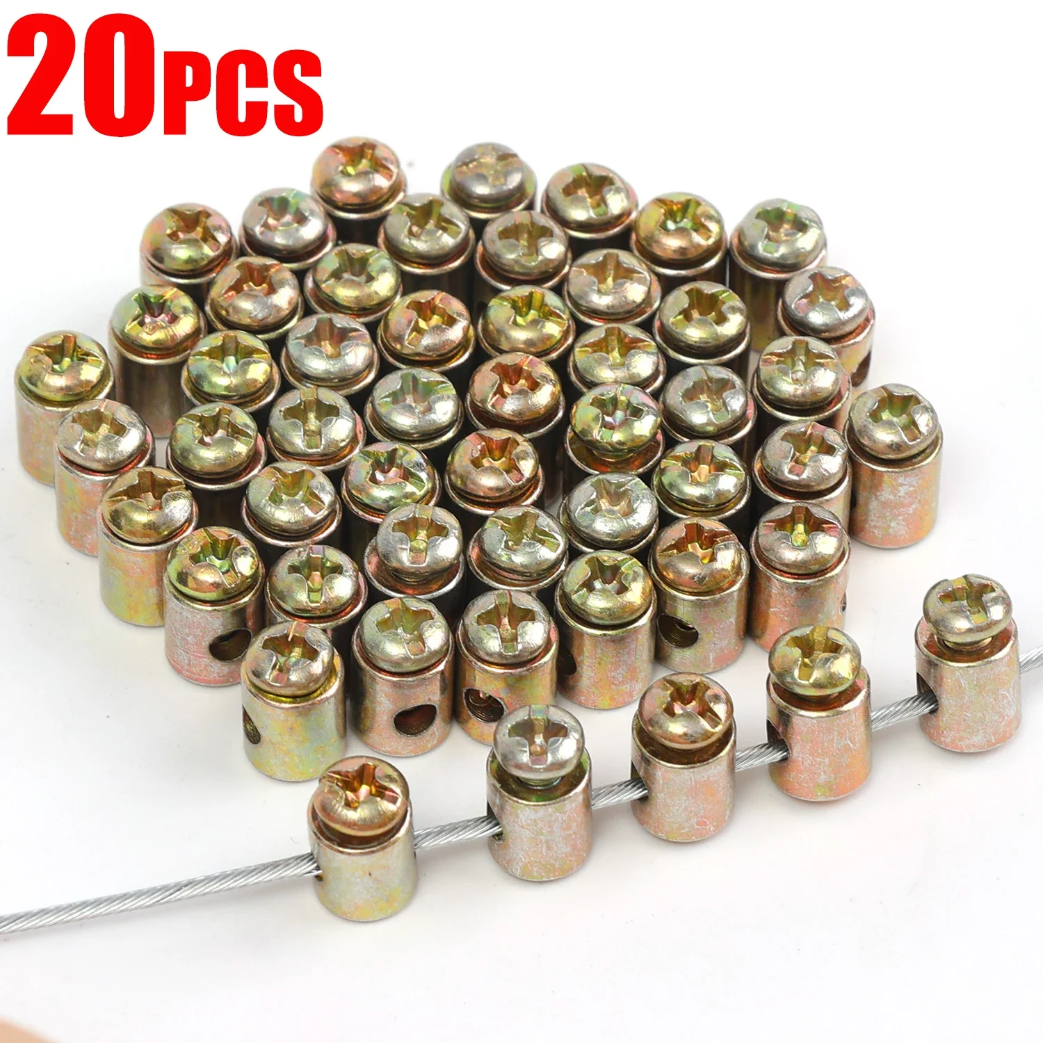 

Зажим для троса дроссельной заслонки мотоцикла, крепежные пряжки для стального троса, головки для переоборудования троса дроссельной заслонки для транспортных средств, аксессуары