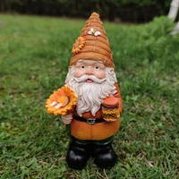 cute resin garden gnome statue naughty dwarfs figurines home lovely crafts garden decoration christmas decor for birthday gifts