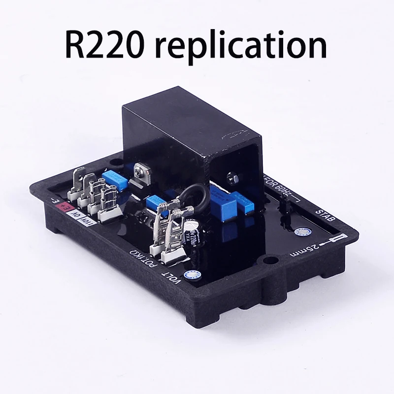 Автоматический регулятор напряжения (AVR) R220 Leroy Sommer для дизельных генераторов, запчасти для генераторов переменного тока (art.: 3920dbbb6445b) - 3920dbbb6445b