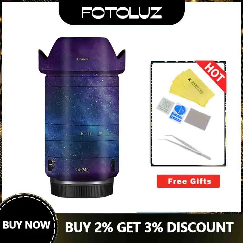 

Чехол для объектива Canon RF24-240mm IS USM, Защитная пленка для объектива камеры, аксессуары для Canon, наклейка, покрытие, оболочка