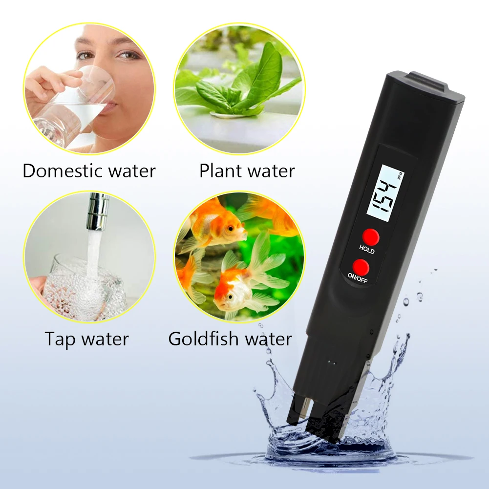 

Moisture Temperature Sunlight Garden Testing Aqua Acid Fish Pool Water Quality test Pen Detector Water Hardness Instrument
