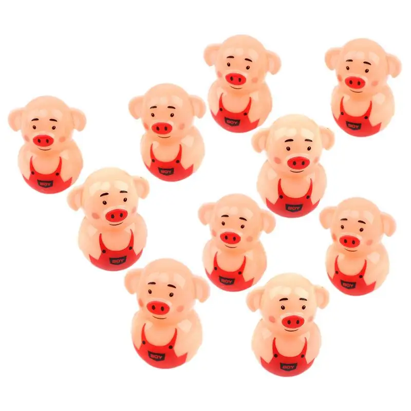 

Cute Small Piggy Rattle Toys Kids Educational Toys Cute Piggy Shape Decorative Toys For Children Birthday Xmas Gift
