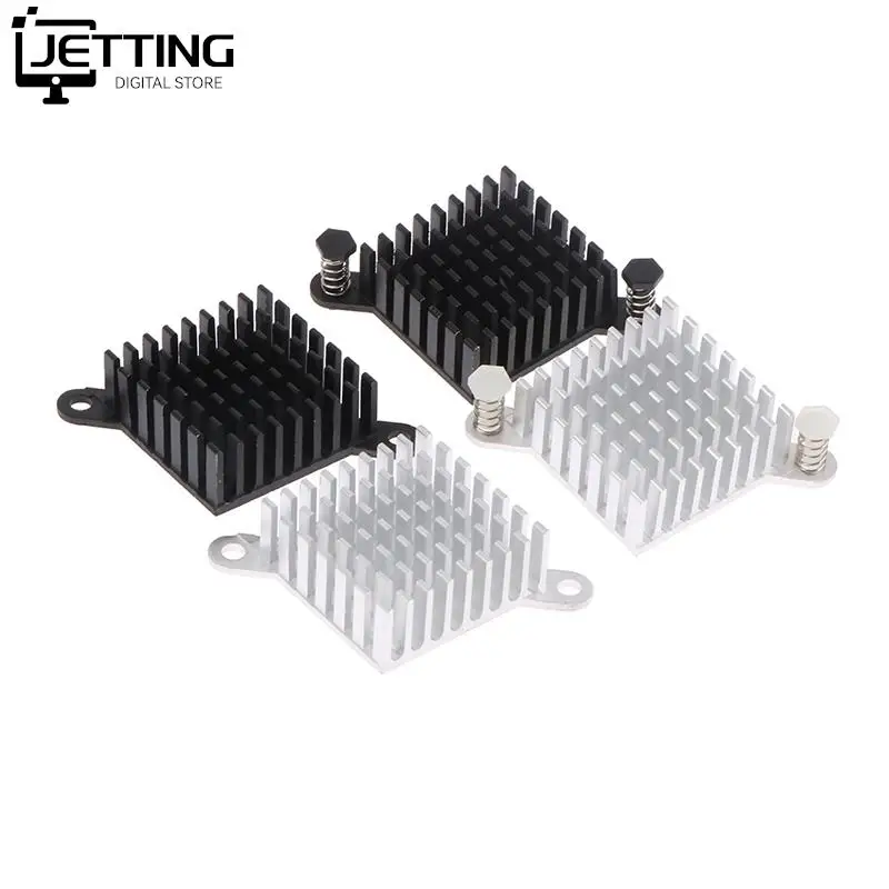 

1Pc Aluminum Heatsink Cooling Pad South North Bridge Chipset Radiator 28x28x11mm Heatsink With Nail For PC IC Cooler Accessories