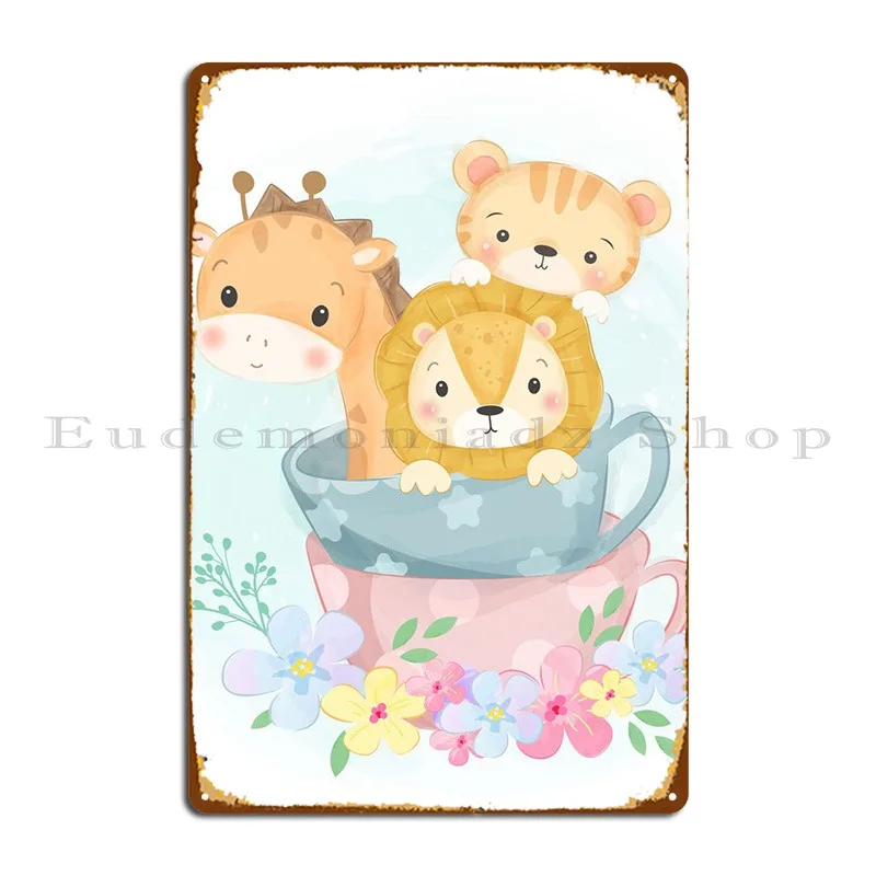 

Металлический знак с животными, украшение для гаража, Фотофон на заказ