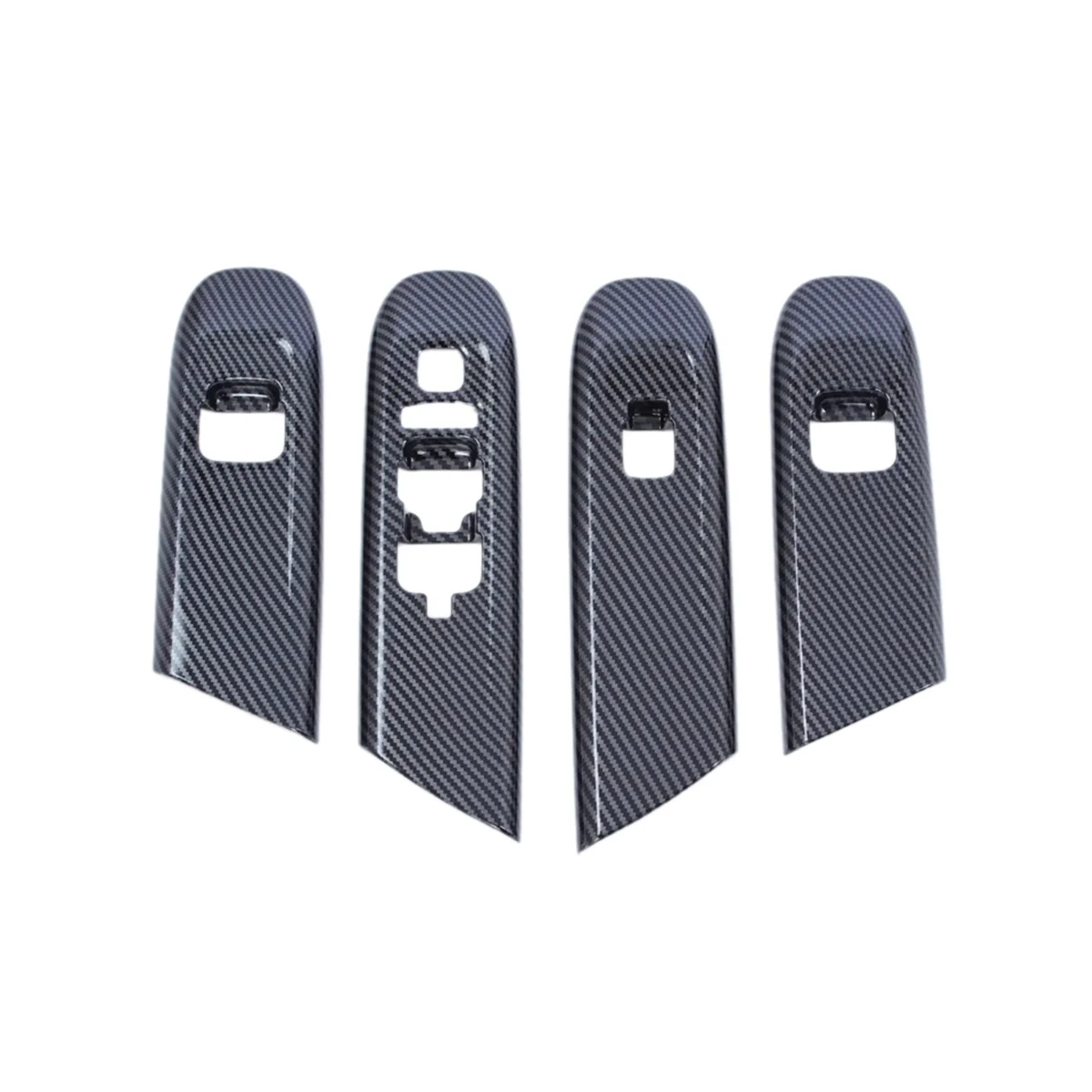 

Car Door Armrest Window Lift Switch Cover Trim ABS Stickers for Mercedes Benz GLC 2023 LHD Interior