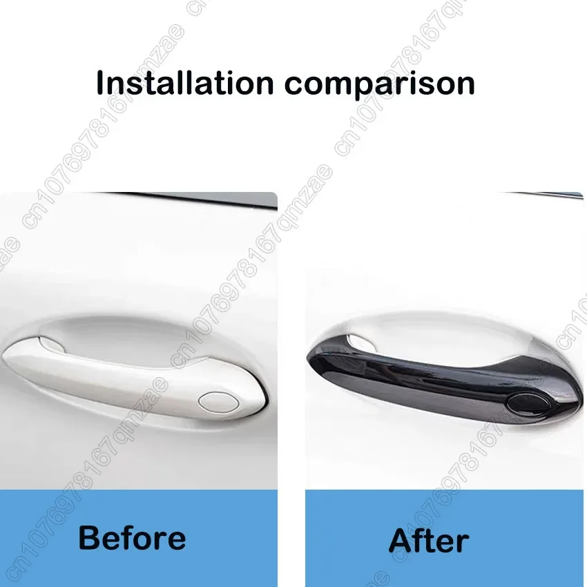 Защитная крышка для автомобильной дверной ручки наклейка отделка автомобильные