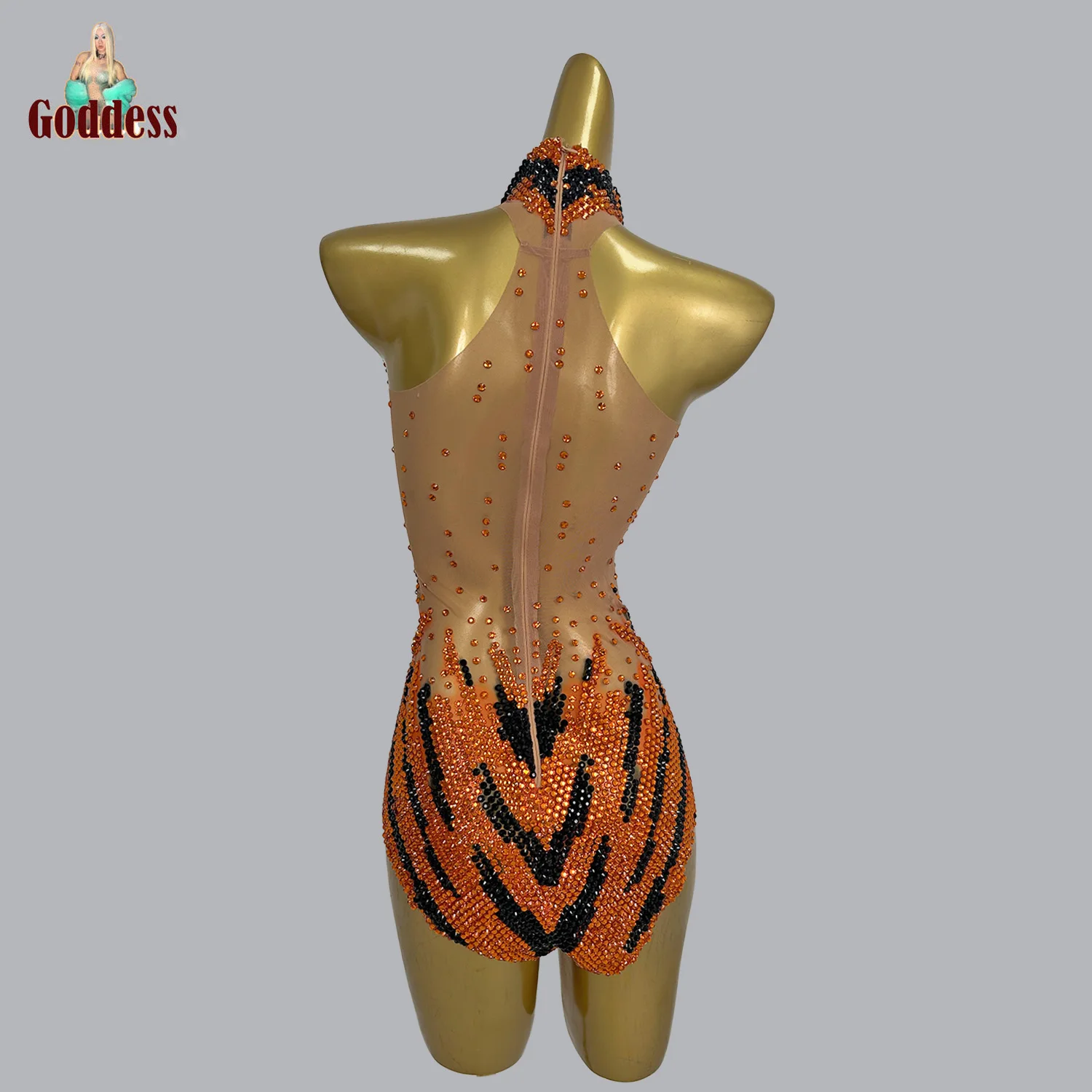 Блестящее женское трико клубный танцевальный напольный комбидресс Drag Queen для