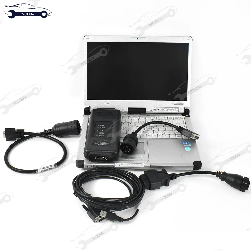 Адаптер для ET4 478-0235 4 с ноутбукомcfc2 2023ET грузовой экскаватор диагностического