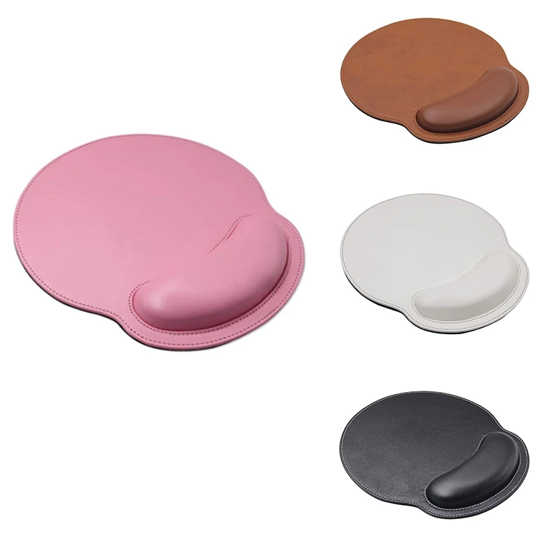 

2022.PU Wrist Mouse Pad Computer Wrist Pad Gaming Mouse Pad Non-Slip Rubber Base Wrist Strap Male and Female Mouse Pad