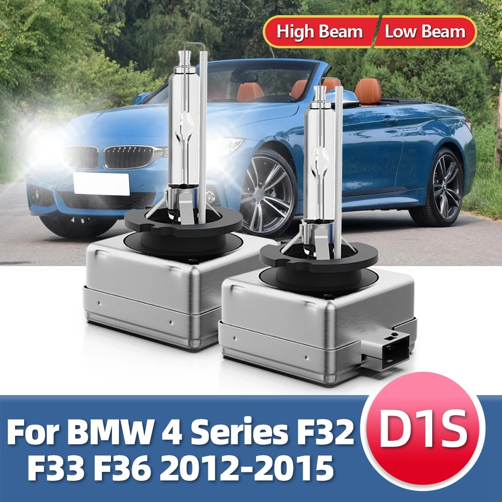 

2PCS Car Headlight Bulb 6000K White D1S Hot Selling & Shine HID Xenon Lamp For BMW 4 Series F32 F33 F36 2012 2013 2014 2015