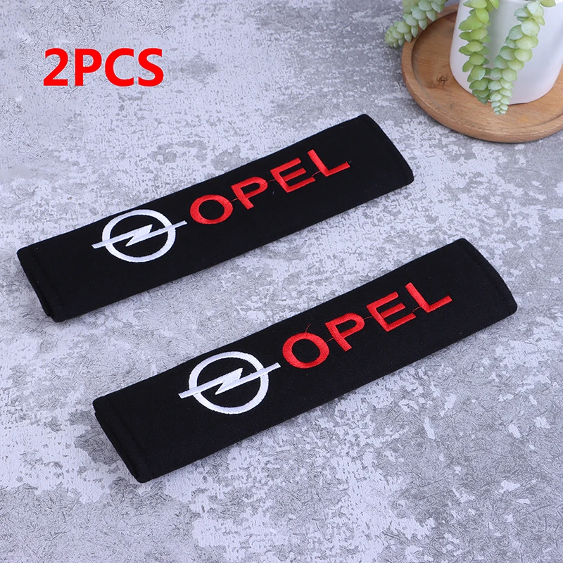 

2 PCS Seat Belt Cover Car Styling Cotton Safety Shoulder Protector For Opel