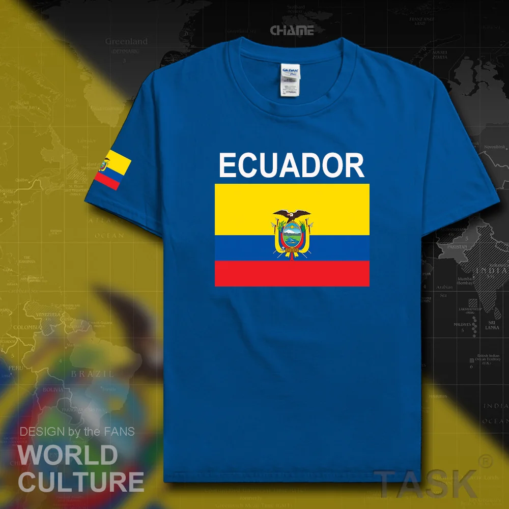 

Ecuador Ecuadorian men t shirts 2017 jerseys nation team tshirt 100% cotton t-shirt sporting gyms clothing tees country flag ECU