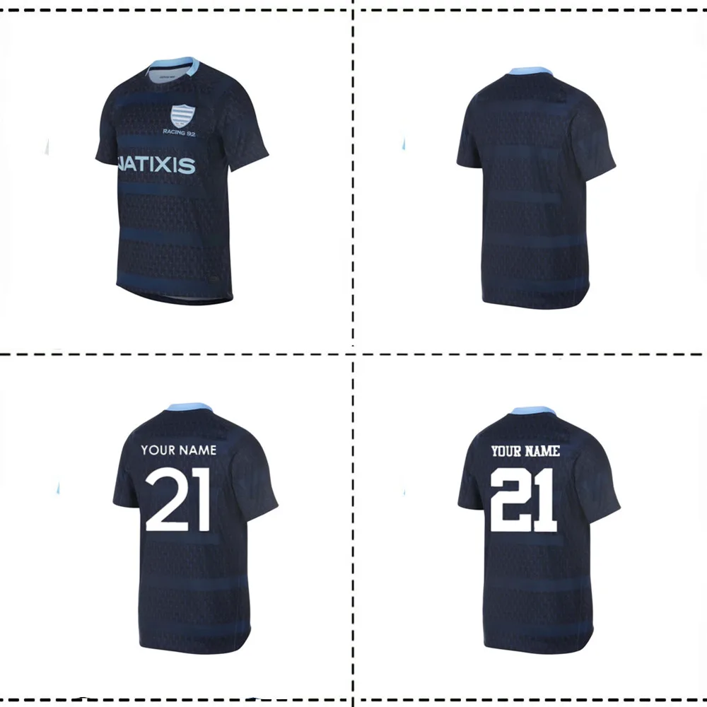 

2021 Racing 92 Alternate Rugby Jersey Shirt 2021/22 RACING 92 AWAY RUGBY TRAINING JERSEY size S--XL--5XL