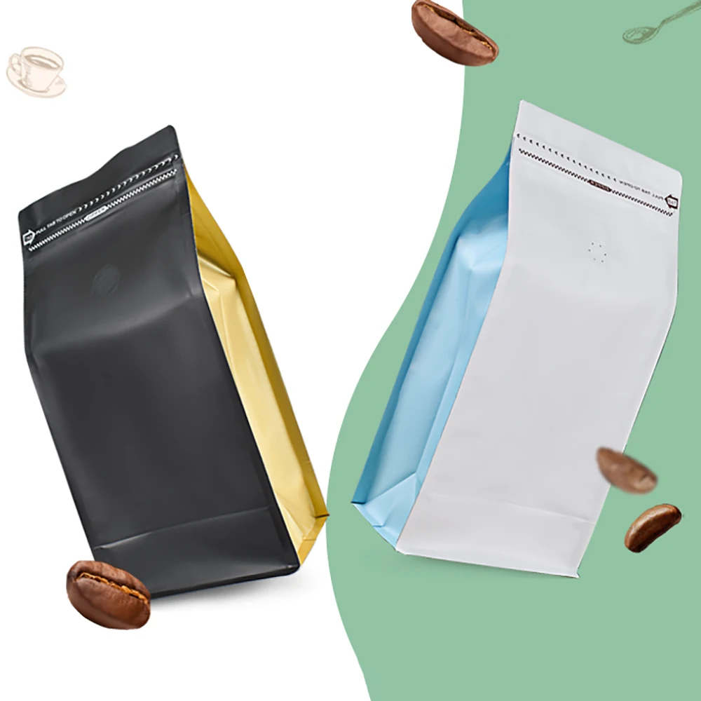 

50 шт., кофейные пакеты с клапаном, 1 кг