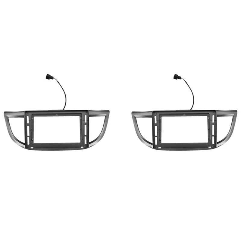 

2X Car Radio Fascia For 2012-2016 HONDA CRV 10.1 Inch Stereo DVD Player Dashboard Kit Face Plate