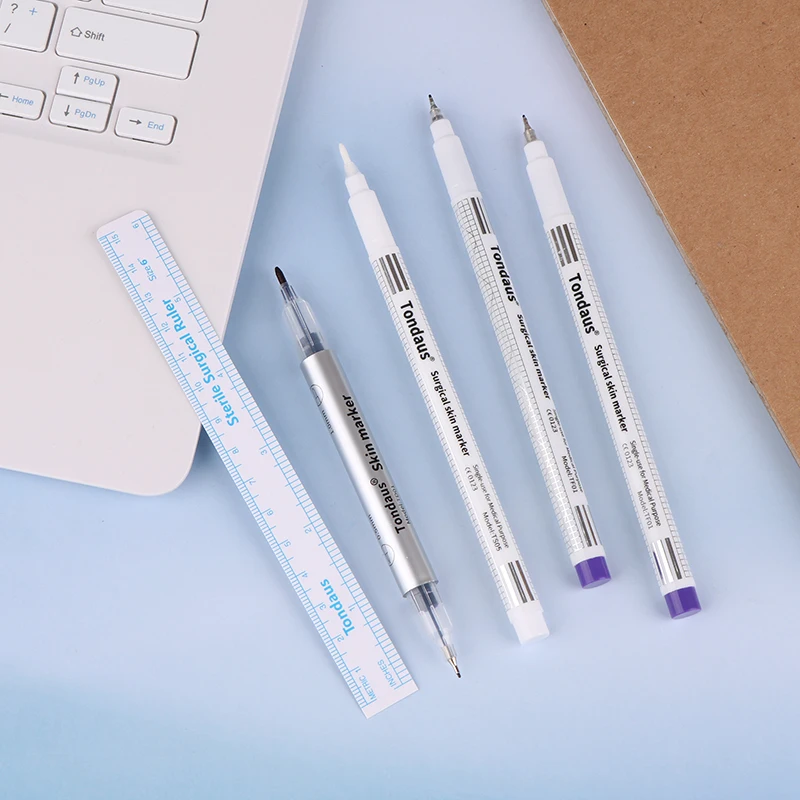 Корейская ручка для вышивки хирургическая Ручка бровей водонепроницаемая белая