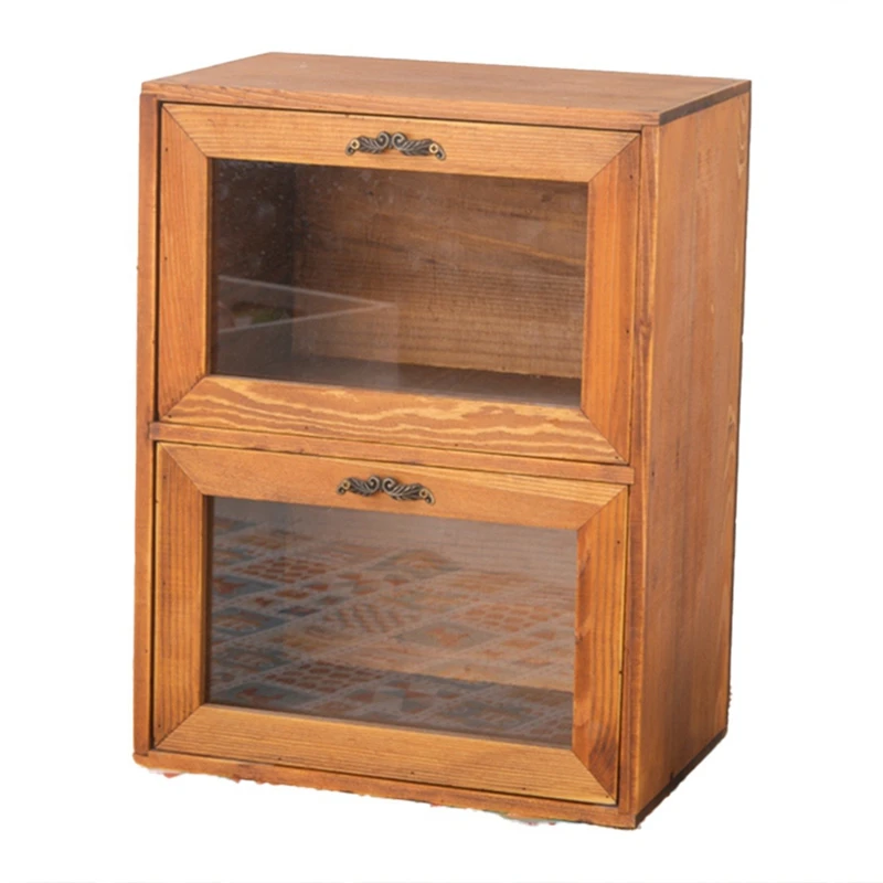 

Desktop Storage Box Wood Minimalist Retro Jewelry Storage Item Decor Toy Box Waterproof Crate Organizadores Home Decor