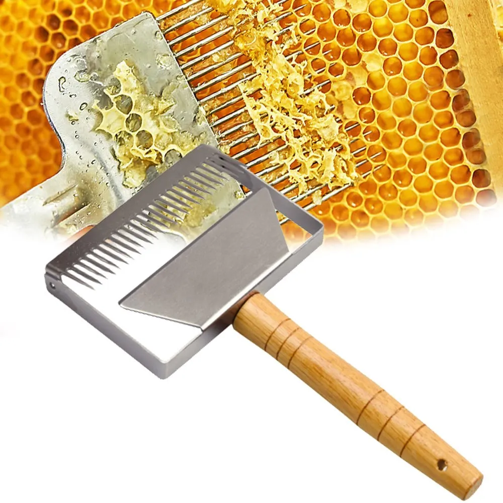 вилка-культиватор для распечатывания сот "белка-2". приемка паллетов. вилочка пчеловодная пластмассовая. мёд в сотах. вилочка для распечатывания меда.