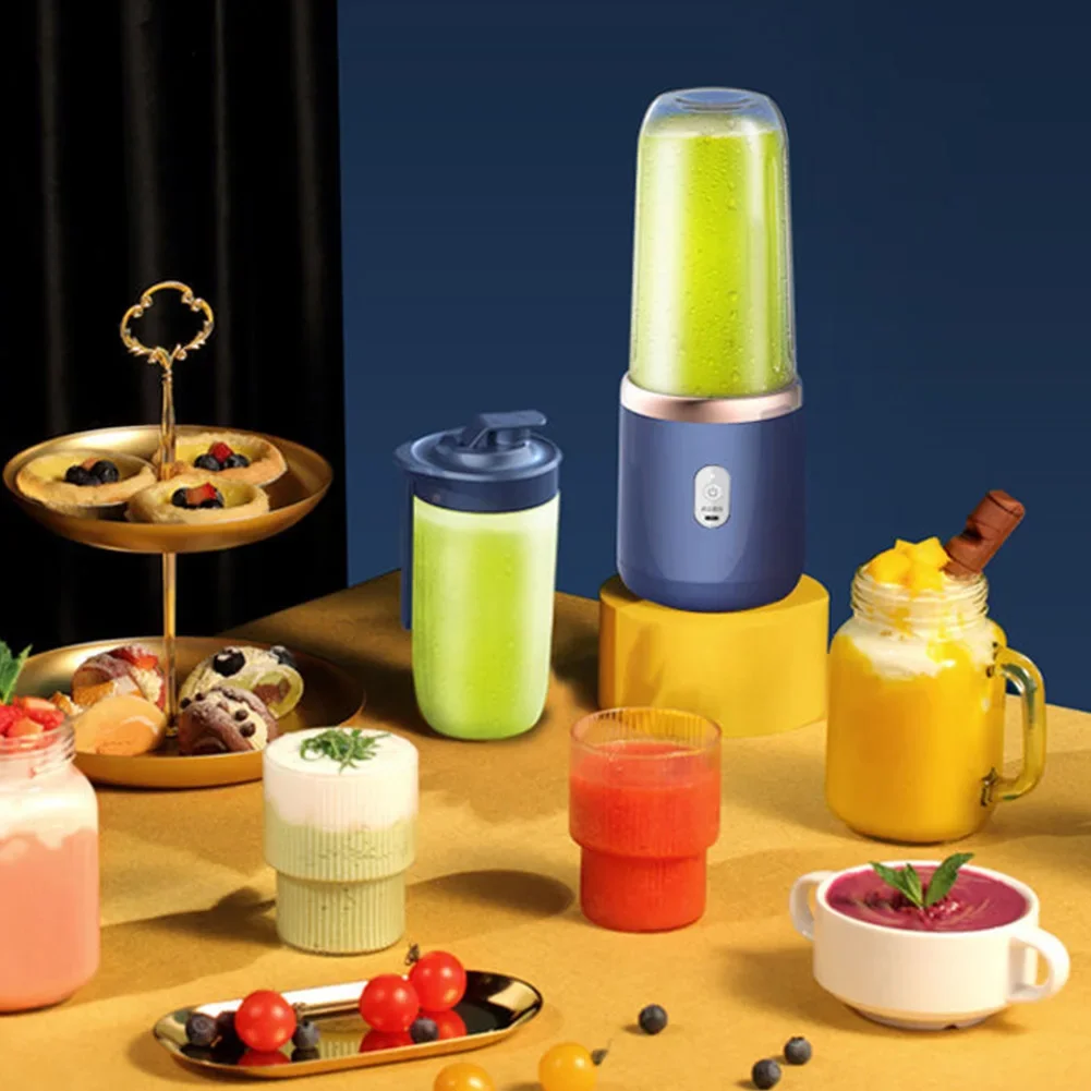 Портативный Блендер Для Фруктовых Смузи Объемом 400 Мл 40 Вт Беспроводная