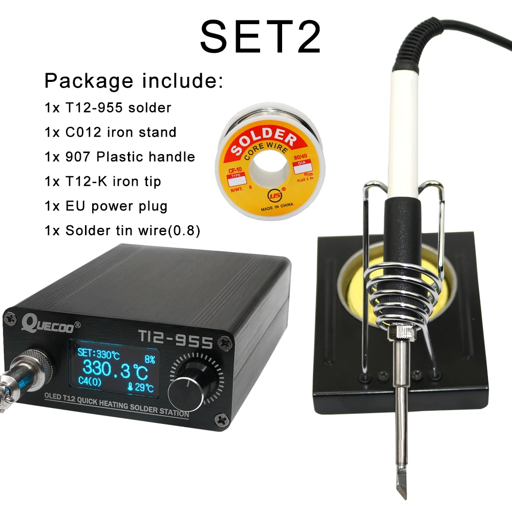

Паяльная станция QUECOO T12-955