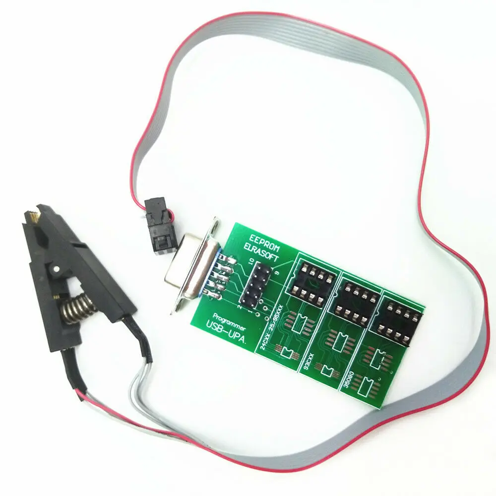 UPA USB v1.3 ECU чип тюнинг программатор плата Eeprom адаптер с SOP8 SOIC8 Клип для 24CXX и 25/95xxx 93CXX