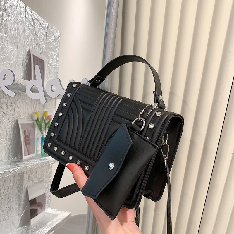 

Small Crossbody Bags for Women New Fashion Purses and Handbags Female Pu Leather Single Side Shoulder Bag Lady
