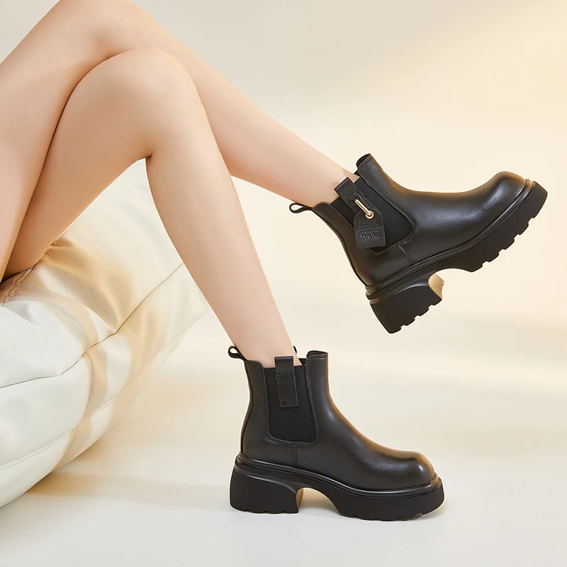 Рисунок 3 - Женские ботинки из натуральной кожи AIYUQI Marton