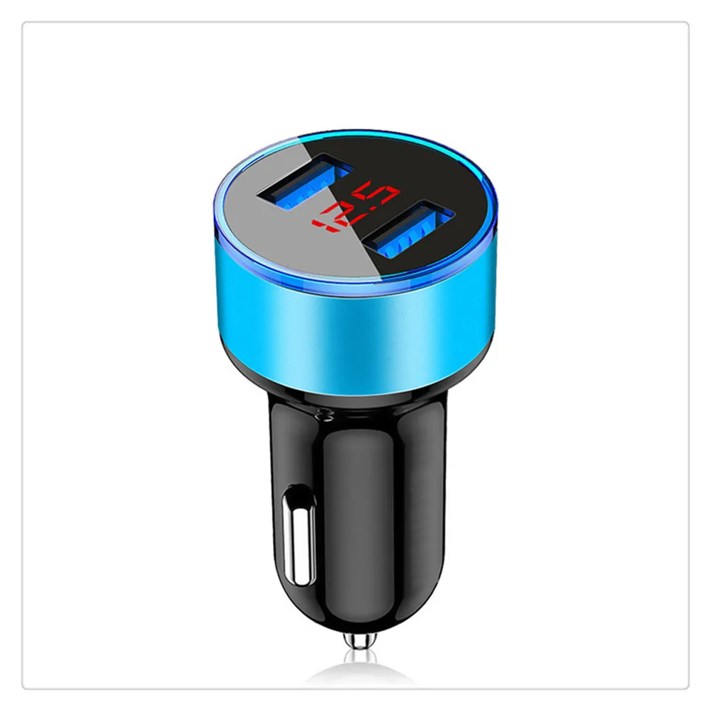 Автомобильное зарядное устройство с двумя USB-портами 1 шт.