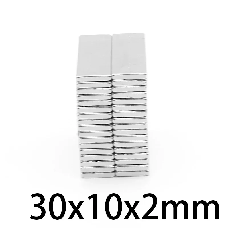 Мощные магнитные блоки 30x10x2 мм мощные магниты прямоугольный редкоземельный