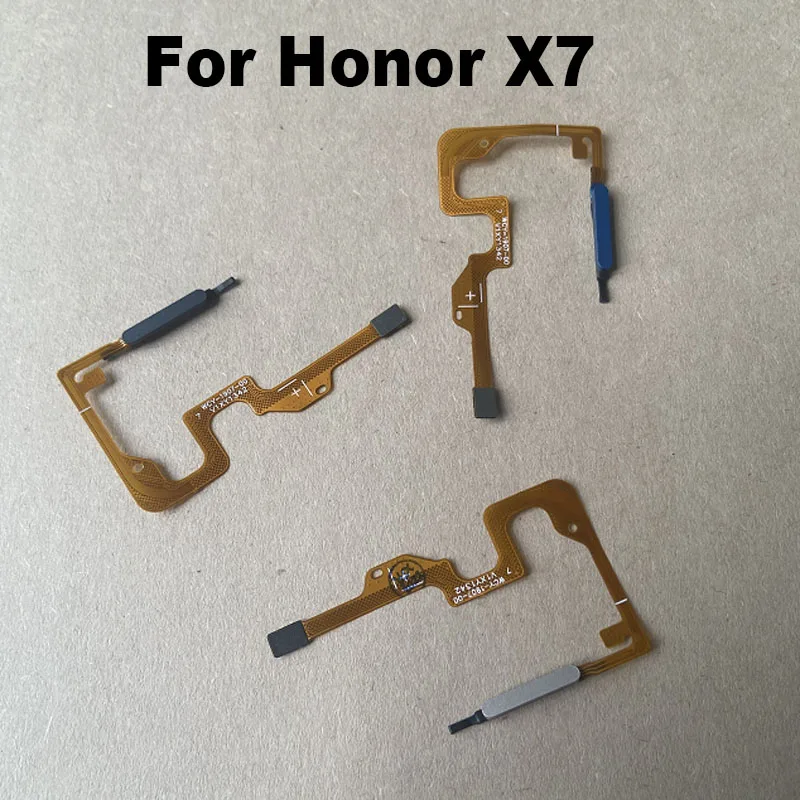 

Оригинальный датчик отпечатков пальцев для Huawei Honor X7, кнопка питания, гибкий кабель, сенсорный датчик ID, домашние кнопки, смартфон, планшетов