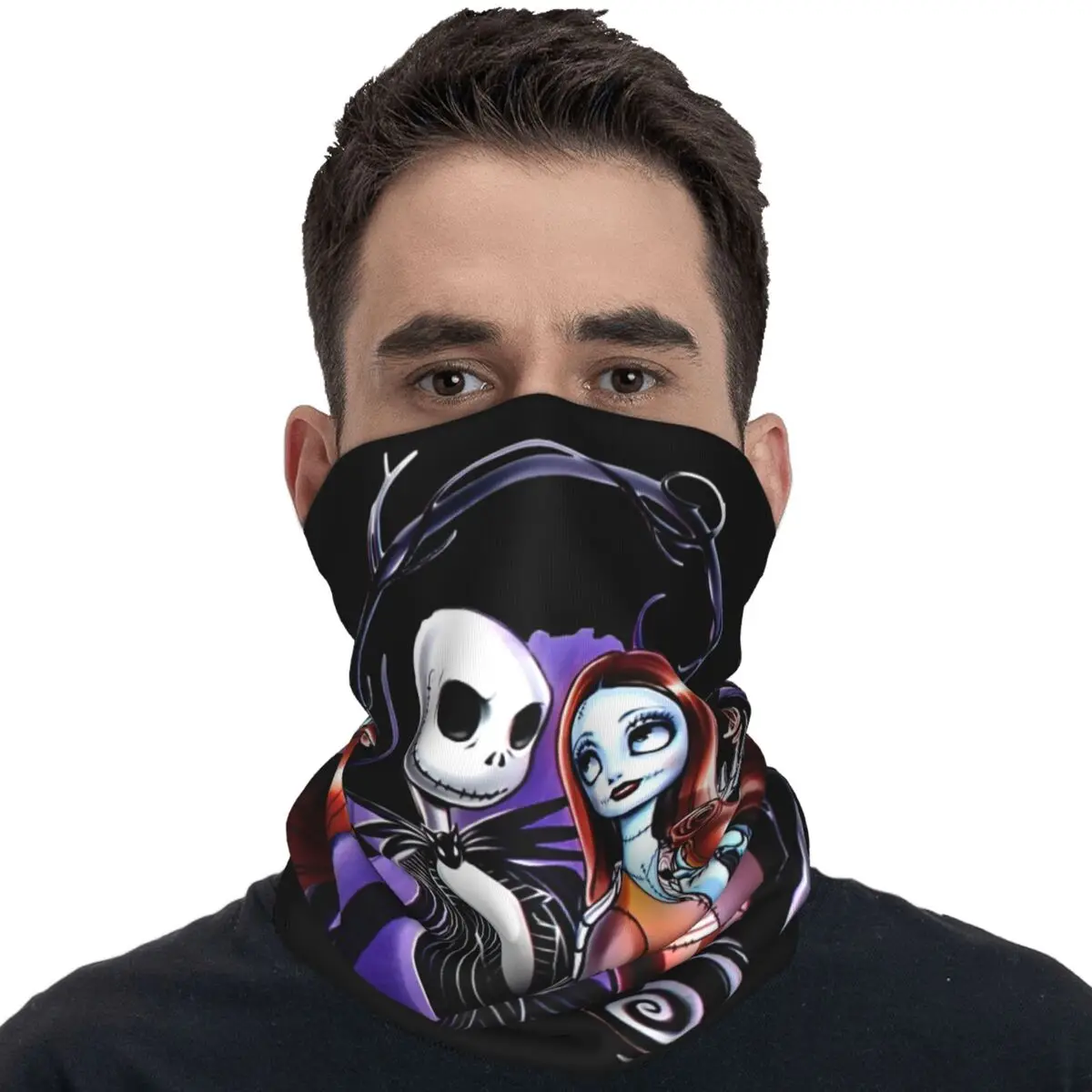 Бандана Кошмар перед Рождеством Джек мультяшная забавная Балаклава осенняя