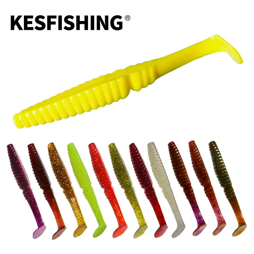 

KESFISHING силиконовая искусственная Мягкая наживка с запахом и солью, 82 мм