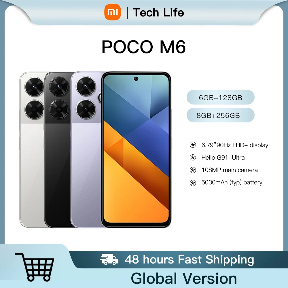 Смартфон Poco M6 8/256ГБ