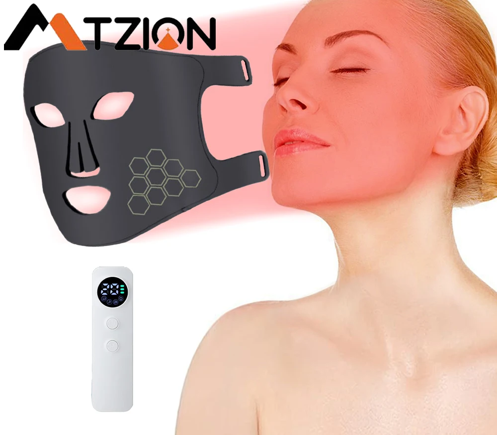 

Силиконовая маска для лица, инструмент для красоты, устройство для восстановления кожи, инструмент для маски для лица, домашний спектр отбеливания лица