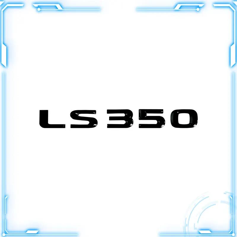 

3D металлические наклейки для автомобиля, задний бампер, багажник, наклейки для багажника, украшения для Lexus LS350 LS400 LS460L, аксессуары с буквенным логотипом