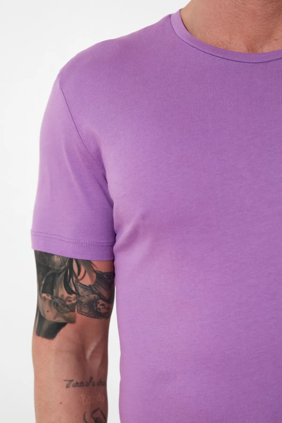 

Trendyol Male Basic 3'l Package-Slim Fit Bike Collar Short Sleeve T-Shirt TMNSS21TS1039