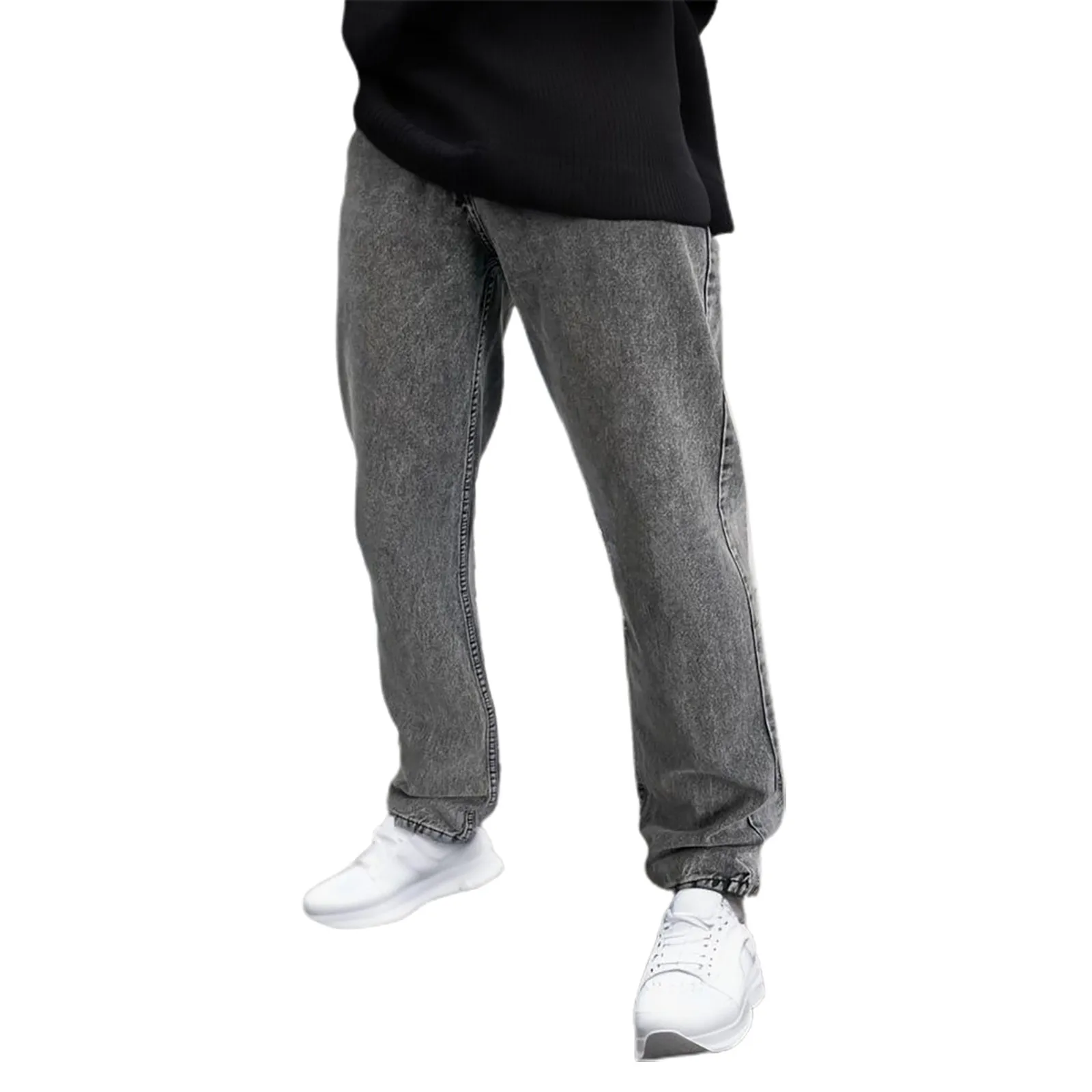 Модные брюки с карманами Fly повседневные джинсовые джинсы мужские однотонные