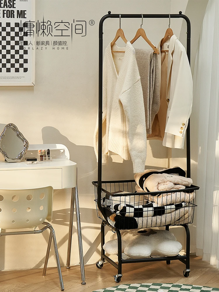 Скандинавская корзина для покупок вешалка пальто домашняя напольная одежды в