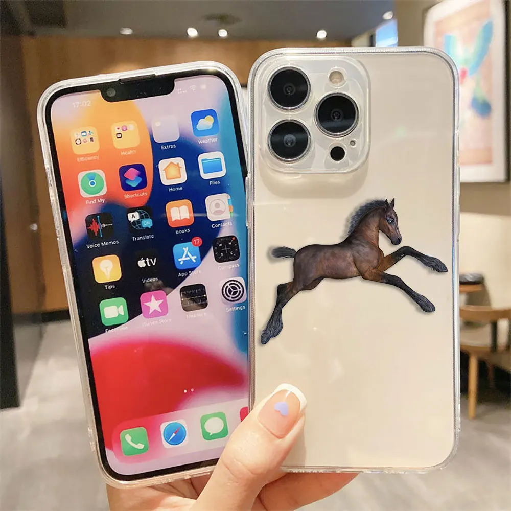 Фото Прозрачный чехол для телефона с изображением пони от Shen Jun для Xiaomi 15 15T POCO X7 X6 X5 X4 X3 GT F3 F5 M7 M4 M3 11 11T PRO LITE №2